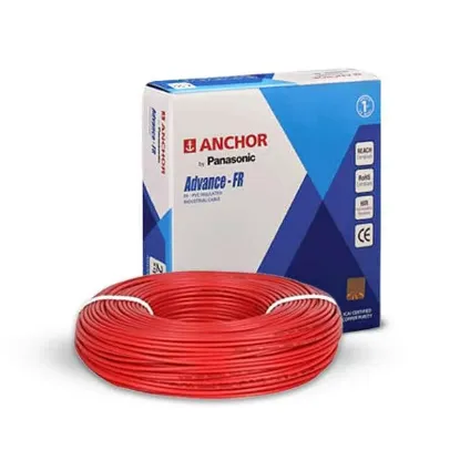 Picture of Anchor By Panasonic 1 Sqmm Advance FR Red High Voltage Industrial Cable