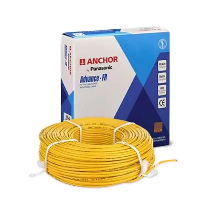 Picture of Anchor By Panasonic 1 Sqmm Advance FR Yellow High Voltage Industrial Cable