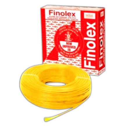 Picture of Finolex Silver FR Yellow Wire Coils - 1 sq mm, 90 m