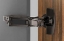 Picture of Hettich Obsidian Black Sensys 8657i Hinge - Base 12.5 (Crank 0°); Opening angle 165°(Zero Protrusion Hinge)