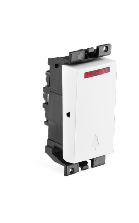 Picture of OW224SCW 32A DP Switch with Indicator Orna Flat Switches Synthetic Chalk White - 2M