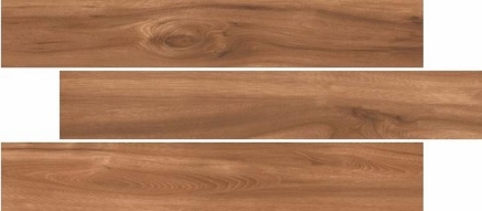 Picture of Coffee Brown 1200x200 mm Grestek Carving Finish GVT Tile - 10.5 mm