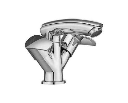 Picture of PT-07 Essess Series Proton Centre Hole Basin Mixer Without Pop Up Waste With Flexible Pipe