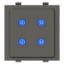 Picture of 4 Switch IR Touch Feel MAG GREY