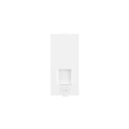 Picture of Anchor Roma Classic 1 Module RJ11 White Single Telephone Jack with Shutter, 20857