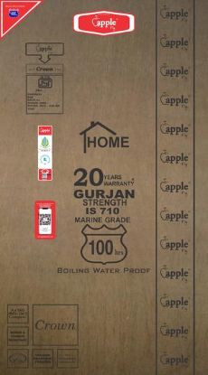 Picture of Apple Crown Signature MR Grade 7 ft x 4 ft Plywood - 18 mm
