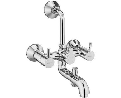 Picture of CLWM104 Bathsense Series Colossus Wall Mixer 3 In 1 With Provision For Telephonic Shower & Overhead Shower With Bend Pipe