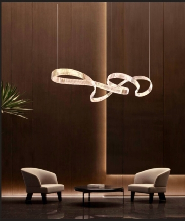 Picture of LIGHT CASA LED CCT L1500 H1800 METAL +CRYSTAL (GOLD)