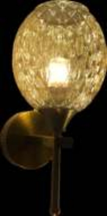 Picture of Light Casa E14 D120 H300 JBK0491 METAL + GLASS BRASS + AMBER