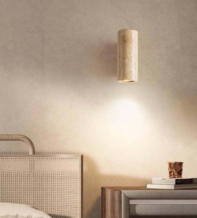 Picture of Light Casa E27 D65 H160 DO43 STONE+WOOD NATURAL