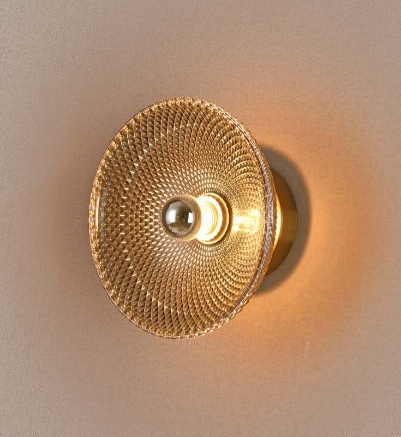 Picture of Light Casa LED D190 E115 6587 METAL + GLASS BRASS + SMK GREY