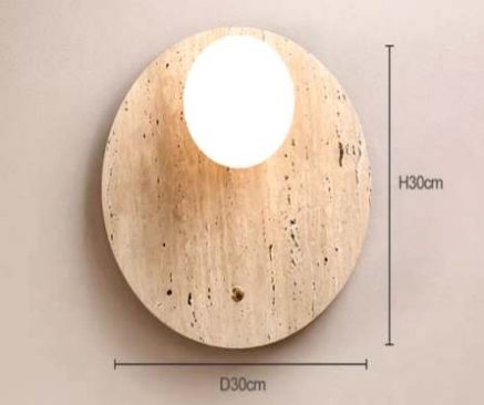 Picture of Light Casa G9 D300 H300 D047 STONE+ GLASS NATURAL