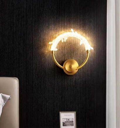 Picture of Light Casa LED D250 LCWL40005W METAL + CRYSTAL BRASS