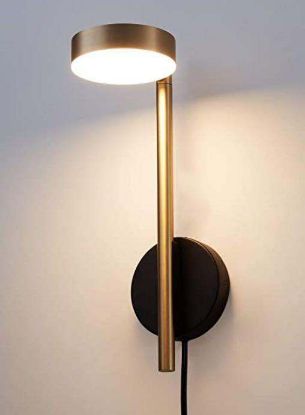 Picture of Light Casa LED H250 D120 LCWL9107 METAL BRASS+BLK