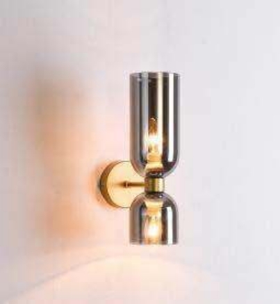 Picture of Light Casa E14 D165 W105 H370 LCWLJS45 METAL+ GLASS BRASS+CHROME