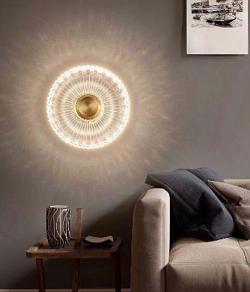 Picture of Light Casa LED D200 LCWL6182 METAL + ACRALYC BRASS + CLEAR