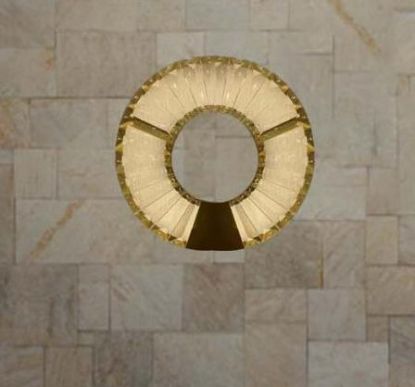 Picture of Light Casa LED D290 LCWL2545B METAL BRASS + CRYSTAL