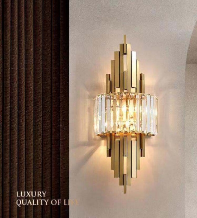 Picture of Light Casa E14 D250 H450 LCWLB2576 METAL BRASS +CRYSTAL