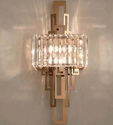 Picture of Light Casa E14 H600 D240 LCWLB2580 METAL BRASS +CRYSTAL