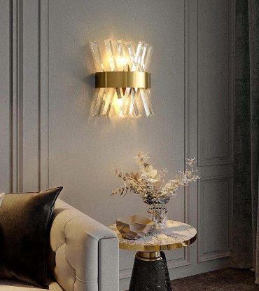 Picture of Light Casa LED D250 H300 LCWLB2522 METAL BRASS + CRYSTAL