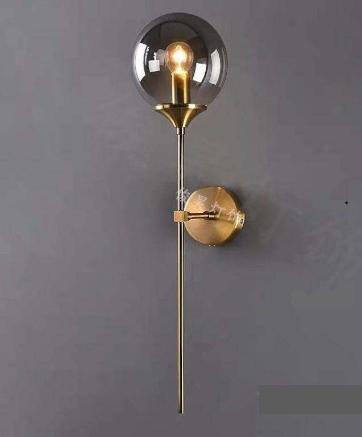 Picture of Light Casa E27 H500 D150 LCWL9130 METAL + GLASS BRASS + CH