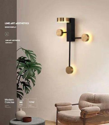 Picture of Light Casa LED 330*170*470 LCWL504 METAL GOLD + BLACK