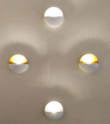 Picture of Light Casa LED D150 LCWL6614 METAL WH+COP:BLK+COP