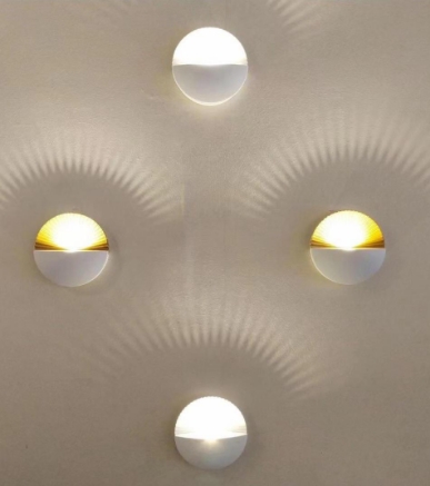 Picture of Light Casa LED D150 LCWL6614 METAL WH+COP:BLK+COP