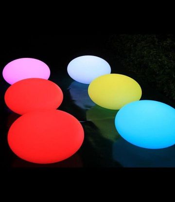 Picture of Light Casa E27 D300 H180 LCTLRGB OVAL PC MILKY+BLK DOTTED