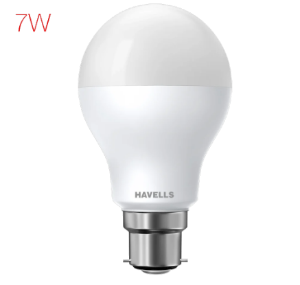 Picture of Havells Adore Plus 7 B22/W E27 CDL  LED Lamp, Warm White		