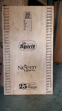 Picture of Plywood Okuma Spirit MR Grade Hardwood with okummae face 8 feet x 4 Feet 18 MM Thickness ₹ 53/ Square Feet