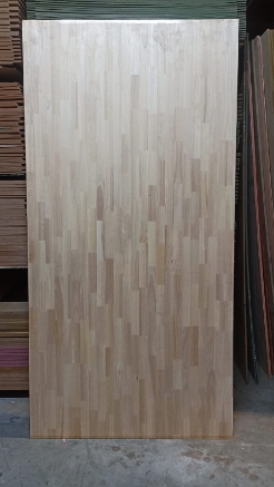 Picture of Finger joint Rubber Wood Import Rubber wood BWP Grade Solid Rubber wood With Finger Joint 8 feet x 4 Feet 18 MM