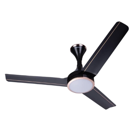 Picture of Havells Trinity U/L ES, 1200 mm Ceiling Fan, Metallic Black LT Copper Colour 