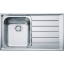 Picture of Franke NET 611 RHD, Single Bowl With Drainer, Stainless Steel, Satin