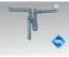 Picture of Franke Plumbing kit -2 Bowl Siphon, sanitized, fully assembled, Plastic    