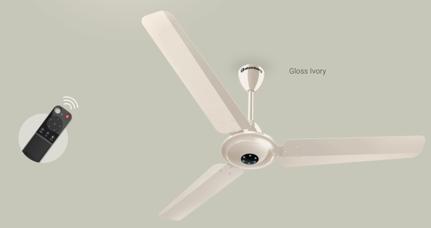 Atomberg, Ikano, Ceiling Fan, Gloss Ivory Colour | BuidingSteps