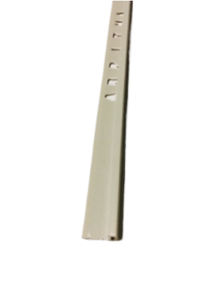 Picture of PVC Beads - Groove Closed Beading (F type) For Skirting - Length 2.5 mts 