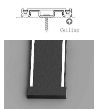 Picture of Ultrathin Belt, M30-M1221, Ultrathin Magnetic Track Light- 1Mtr, Black