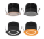 Picture of ALT0945, Circle, COB Spotlight, Magnetic Track Light - 5W, Black/White/Rose Gold/Wood