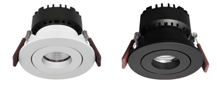 Picture of ALT0831, Allora I, Tiltable, COB Downlight, Magnetic Track Light - 9W, White/Black