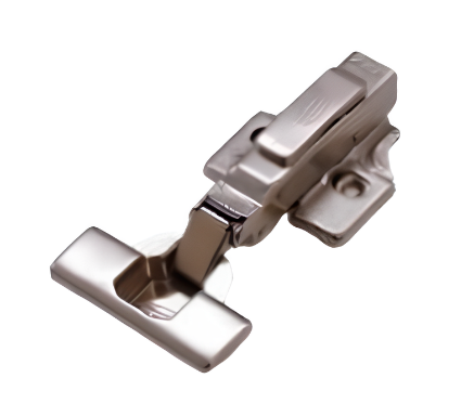 Picture of Thick Door Hinge 15- 35mm - Full Overlay - Soft Close with 3D Mounting Plate - Nickel Plated