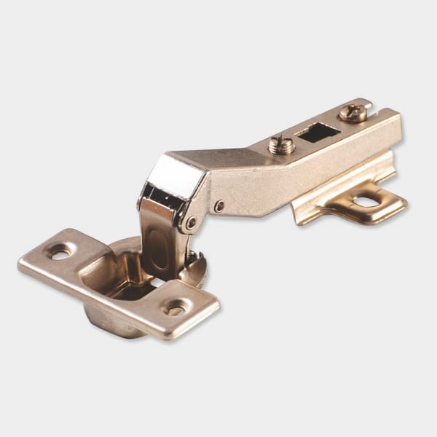 Picture of 45° Cross Corner Hinge EURO - Nickel Plated