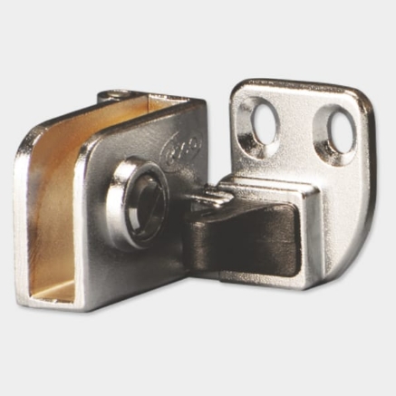 Picture of Glass Hinge - Inset - Chrome Plated