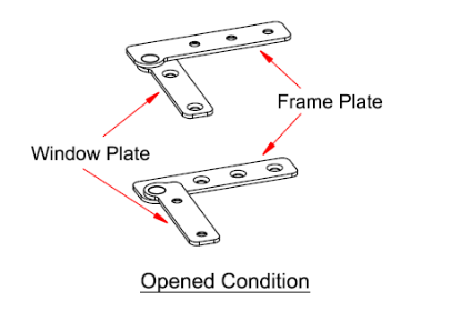 Picture of Pivot Hinge SS (Inset) - Raw Stainless Steel