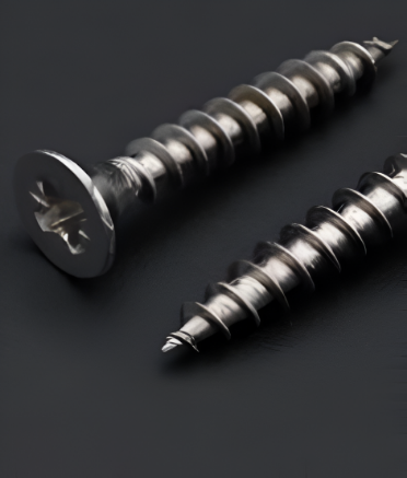 Picture of SS304 - Pozi Recess CSK Head Chipboard Screw - Raw Stainless Steel