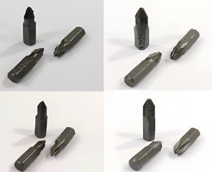 Picture of Pozi Screwdriver Bit, Magnetic No.1 - Zinc Plated Black