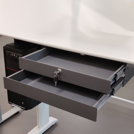 Picture of  Safe Drawer - Top Mount  Double (with Felt Mat) - Anthracite 