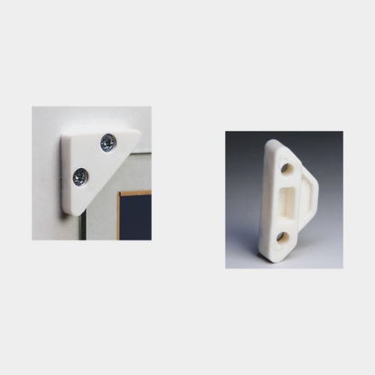 Picture of Glass Side Holder - Ivory