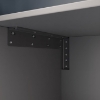 Picture of L Shape Hanging Cabinet Support - Black