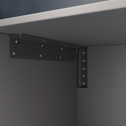 Picture of L Shape Hanging Cabinet Support - Black